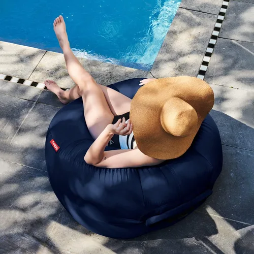 Vista 2 de Fatboy Lamzac O - Silla inflable, color azul oscuro
