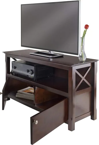 Vista 6 de Winsome Xola Soporte de TV, Madera, Capuccino