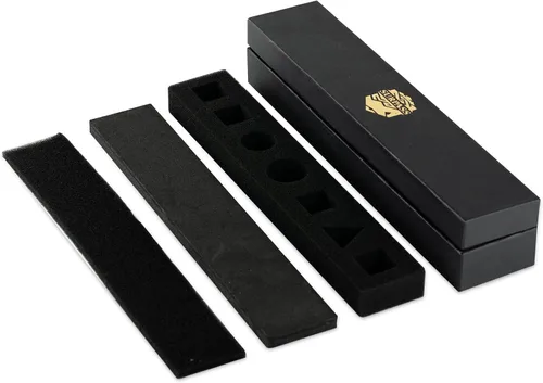 Vista 9 de Surpass DND Juego de Dados de Metal Ojo de Dragón Juego de Dados Poliédricos para Juegos de Rol con Caja D20 D12 D10 D% D8 D6 D4 para Pathfinder MTG