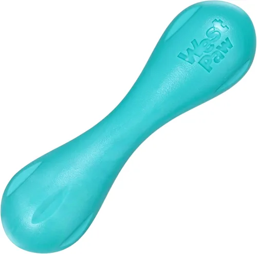 Vista 9 de Juguete de hueso de perro, masticable West Paw Diseño Zogoflex Hurley, duro , Agua (Aqua)