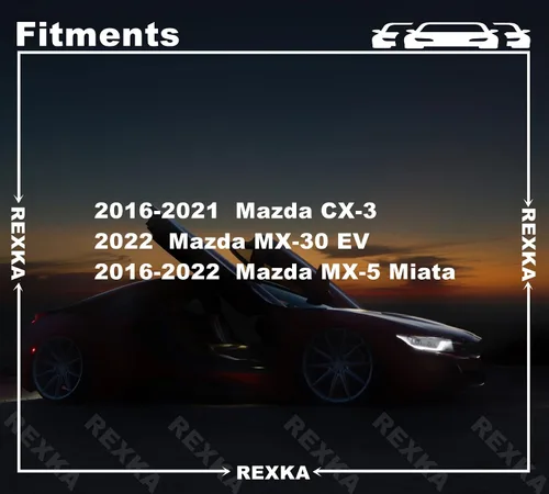 Vista 3 de Rexka Clip de retención de moldeo de panel basculante para Mazda D10E-51-SJ3 CX-3 MX-5