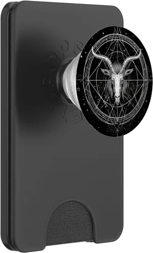 Vista 7 de Occult Witchy Celestial Baphomet PopSockets PopGrip intercambiables