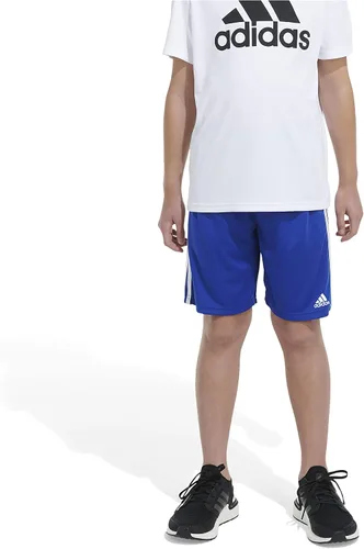 Vista 3 de adidas Boys' Elastic Waistband Classic 3-Stripes Shorts