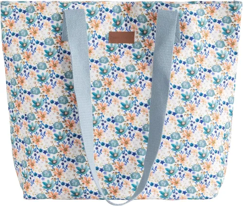 Vista 62 de Maison d' Hermine - Bolsa de lona de algodón reutilizable para mujeres, con asa para el hombro, bolsas a granel para compras y viajes