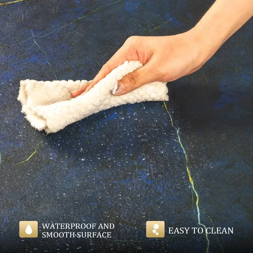 Vista 6 de OmySalon Alfombrilla antifatiga de salón de 3 x 5 x 5/8 pulgadas para peluquería de pie, piso de peluquería mate debajo de la silla de peinado