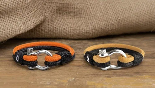 Vista 5 de Mens Rope Bracelet - Stainless Steel Silver Shackle, Extremely Durable and Scratch Resistant Waterproof Paracord, Handmade, Nautical Wristband for