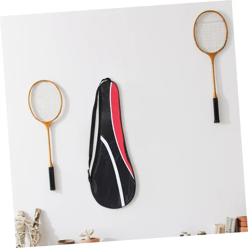 Vista 5 de Toddmomy Bolsa de raqueta de bádminton Tenis Negros Niños Traje Sudor Bádminton Raqueta Cubierta Raqueta Organización Bolsa Organizador Hombre