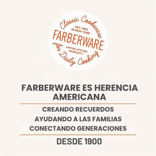 Vista 9 de Farberware Olla grande antiadherente apta para lavavajillas/sartén con asa auxiliar - aluminio, 6 cuartos, azul 2-Aguamarina