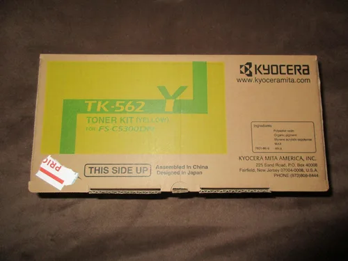 Vista 3 de Kyocera Tóner Tk562K, rendimiento de 12,000 páginas, negro