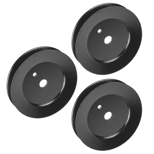 Vista 5 de Caltric 3 poleas de husillo de cubierta de cuchillas compatibles con Troy-Bilt 17BDCACK066 cortacésped de giro cero