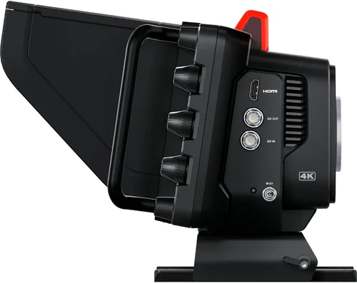 Vista 6 de Blackmagic Design Studio Camera 4K Plus G2 - Paquete de cámara de producción en vivo con cable HDMI 2.0 de 10 pies, cable USB-C de 6 pies y 5 bridas