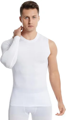 Vista 5 de New Compression Shirts for Men 12 Single Arm Long Sleeve Athletic Base Layer Undershirt Gear T Shirt for Workout Basketball