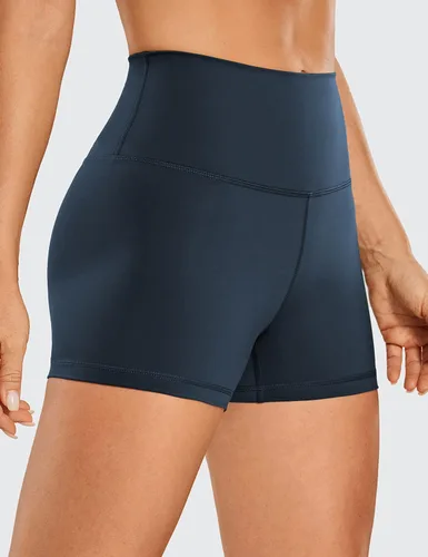 Vista 2 de CRZ YOGA Womens Naked Feeling Biker Shorts - 3'' 4'' 6'' 8'' 10'' High Waist Yoga Workout Running Shorts Spandex