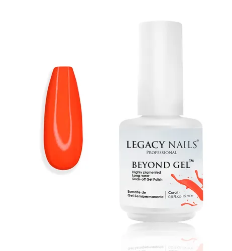 Vista 43 de LEGACY NAILS Professional Beyond Gel Soak-Off Esmalte de uñas – Cobertura completa, altamente pigmentado (BEYOND GEL – ALBA 1/2 oz)