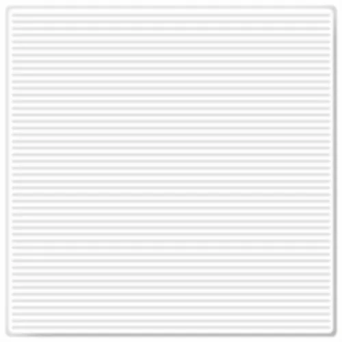 Vista 11 de Azulejo de techo liso blanco de 2 x 2 pies, panel de techo de 24 x 24 pulgadas, impermeable, lavable y resistente al fuego para evitar roturas