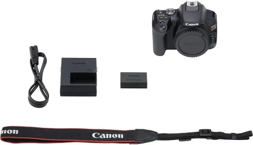 Vista 8 de Canon Cámara DSLR EOS Rebel SL3 (negro, solo cuerpo) (3453C001) + bolsa EOS + tarjeta Sandisk Ultra de 64 GB + kit de limpieza y cuidado (renovado)