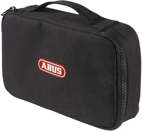 Vista 3 de ABUS Granit Power XS67 y 10KS120 - Cerradura de cadena, bucle rojo, 0.394 in x 47.2 in