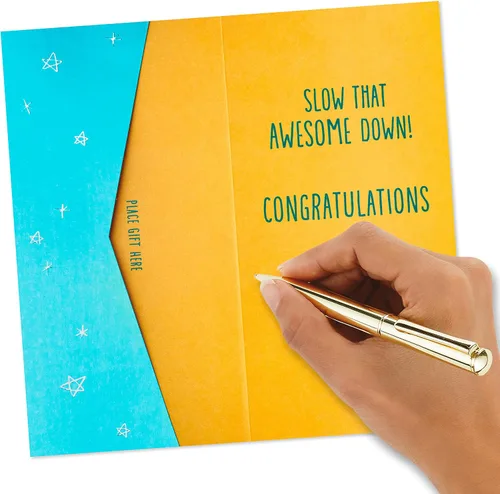 Vista 7 de Hallmark Surtido de tarjetas de regalo o soporte para dinero de graduación, Dream Big (4 tarjetas con sobres)