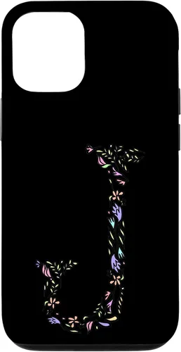 Vista 28 de Letter J Floral Monogram Vintage Initial Personalized Gift Case for iPhone 17