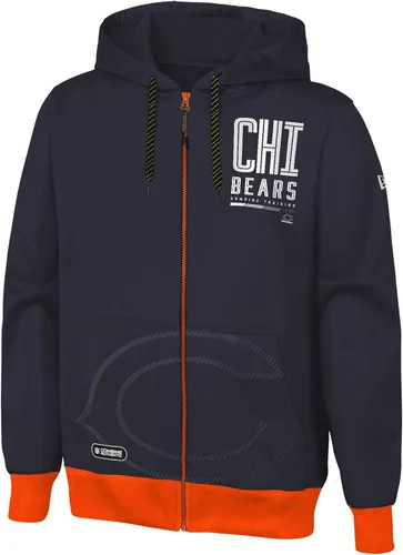 Vista 28 de Outerstuff NFL - Sudadera con capucha para hombre con cremallera completa en colores del