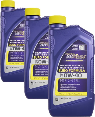 Vista 5 de Royal Purple SAE 0W-40 aceite sintético para motor de alto rendimiento, licenciado por API