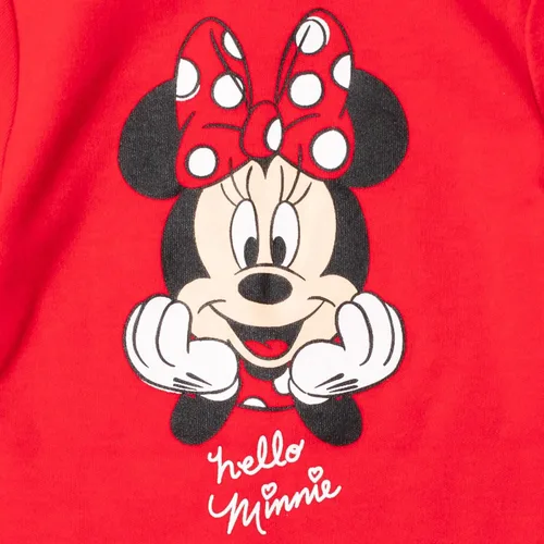 Vista 4 de Disney Minnie Mouse - Paquete de 2 mamelucos de manga larga con cuello alto y cuello alto