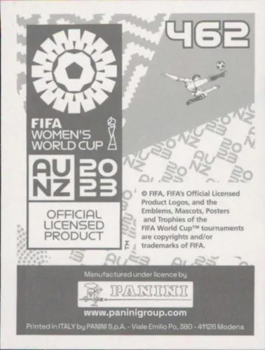 Vista 2 de Panini FIFA - Calcomanías para la Copa Mundial Femenina 2023 # 462 Logotipo del equipo Sudáfrica Mini Sticker Soccer Futbol Tarjeta de intercambio