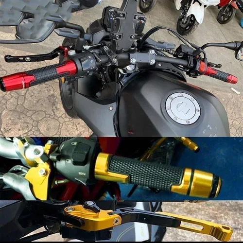 Vista 5 de Motocicleta para BMW F850GS 2017 2018 2019 2020 Frenos de motocicleta Barra de acoplamiento freno de mano Palancas de embrague de freno de mano