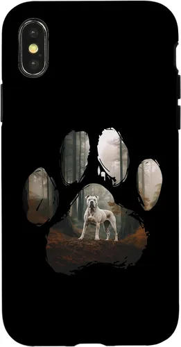Vista 4 de iPhone 15 Dogo Argentino Mountain Paw Design Dog Mom Dad Case