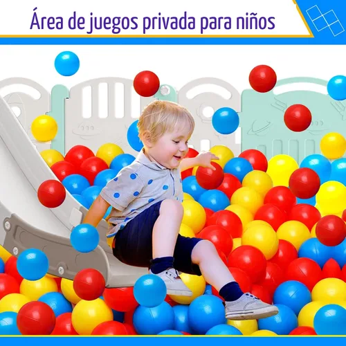 Vista 7 de Hovenlay 100 Bolas de Piscina de Bolas para Niños, Bolas de Plástico para Piscina de Bolas, Bolas de Juego para Bebés y Niños Pequeños, Ideal