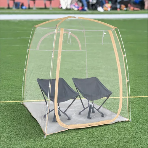 Vista 8 de All Weather Proof Pod Sports Tent,Outdoor Weather Tent Sports Pod Pop Up Shelter with Sealed Floor,Clear Tent for Sport Event,Camping,Fishing 8