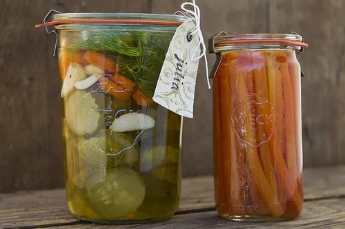 Vista 6 de Weck - Tarros de conservas 743 – Tarro de molde de Weck hecho de vidrio transparente – Ecológico – Contenedor de almacenamiento de alimentos