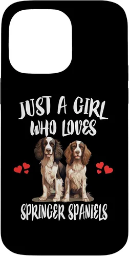 Vista 21 de Just A Girl Who Loves Springer Spaniels Dog Case for iPhone 17