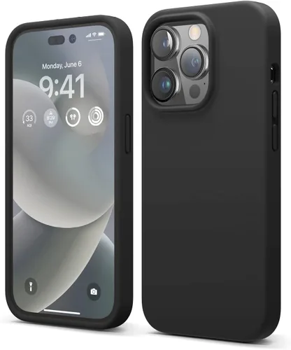 Vista 19 de elago Compatible con Funda para iPhone 14 Pro, Funda de Silicona Líquida, Cubierta Protectora de Cuerpo Completo, A Prueba de Golpes, Funda Delgada