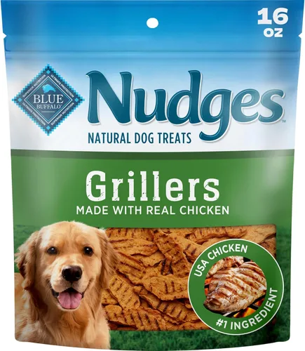 Vista 12 de Blue Buffalo Nudges Grillers - Golosinas naturales para perros, carne de res, 16 onzas