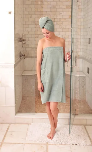 Vista 5 de Mujer viscosa de bambú – toalla de pelo toalla de secado de pelo Wrap por texere, Unitamaño