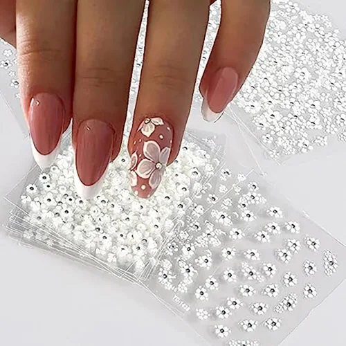 Vista 9 de 6 hojas de calcomanías de arte de uñas de animales autoadhesivas 3D, diseño de letras de gato, divertidas calcomanías de uñas para primavera