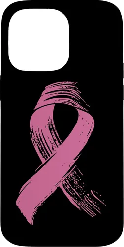 Vista 21 de iPhone 16 Cinta Rosa Cáncer de Mama - Estuche de Concientización sobre el Cáncer de Mama