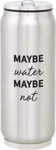Vista 5 de Santa Barbara Design Studio SIPS Drinkware - Lata aislada de acero inoxidable (Tumbler) con tapa y popote plegable, 12 onzas, bebida de día