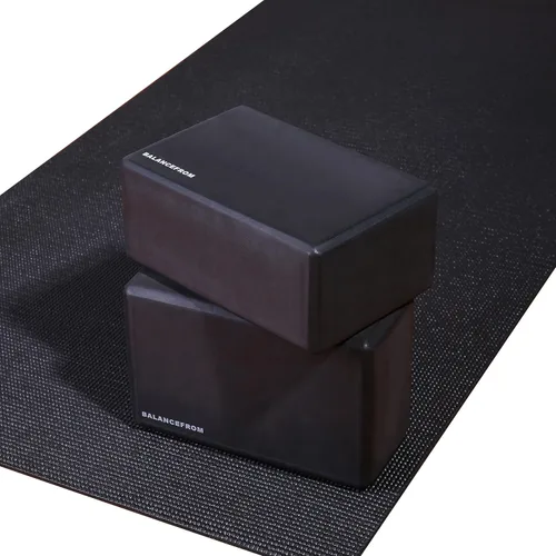 Vista 6 de Fitvids Set of 2 High Density Premium - EVA Yoga Blocks, 9"x6"x4" Each