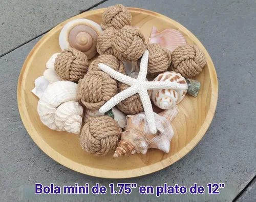Vista 5 de Elkpruu - 10 mini esferas decorativas para cuencos de centro de mesa, bolas decorativas de cuerda de Navidad para cuencos, relleno de jarrón