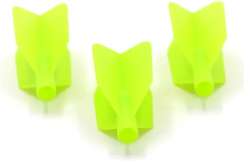 Vista 4 de Black Scorpion CUESOUL TERO AK4 Dart Flights Slim con 7 colores, juego de 3 piezas (verde)