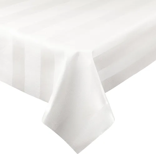 Vista 5 de Protector de mesa de lujo, 2 en 1 + mantel de gran aspecto, resistente al calor, a prueba de derrames y manchas, reverso de franela
