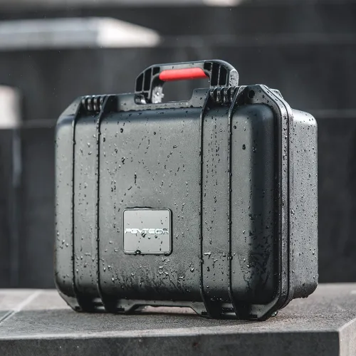 Vista 3 de PGYTECH Funda rígida impermeable para DJI Mini 3/Mini 3 Pro/Mini 4 Pro, funda impermeable de seguridad compatible con mando a distancia DJI
