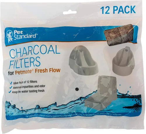 Vista 2 de PetStandard Filtros para fuentes de mascotas Petmate Fresh Flow (paquete de 12) Compatible con fuentes para mascotas Petmate Fresh Flow. Incluye