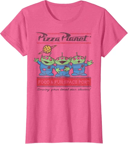 Vista 13 de Disney Pixar Toy Story Pizza Planet Aliens Camiseta