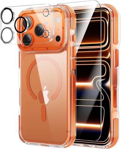 Vista 76 de Funda para iPhone 11, funda magnética con función atril [protección de grado militar] y [compatible con MagSafe], funda protectora delgada