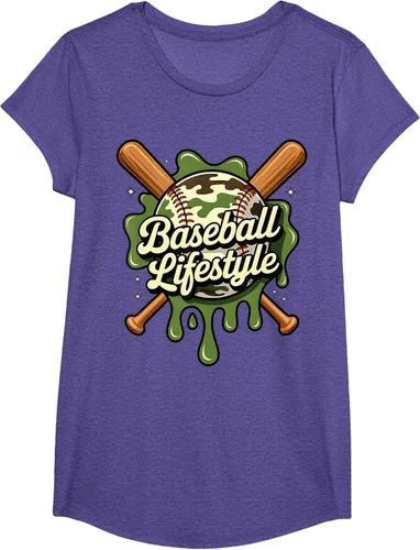 Vista 67 de Baseball Life Style 101 Apparel Youth Drip Baseball Boys Kid Camiseta