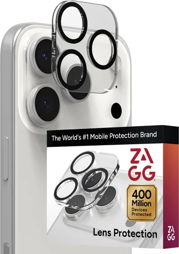 Vista 9 de ZAGG Glass Elite Protector de Lente de Cámara Anti-Deslumbrante para iPhone 16 Pro Max / 16 Pro - Vidrio Anti-Reflectante, 5X Más Fuerte, Sin