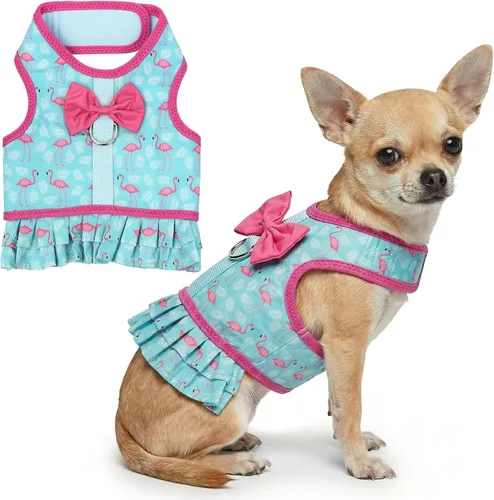 Vista 41 de Arnés para perro Parisian Pet - Arnés de libertad ajustable - Chaleco para perro de camuflaje verde - Arnés para perro de 100% tela de malla